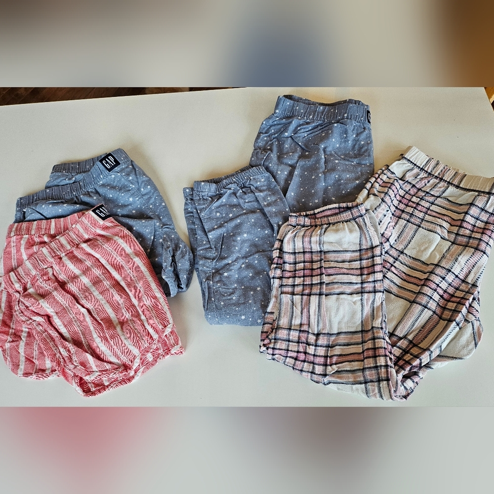 Set of 4 Gap Sleep Bottoms, 2 Shorts, 2 Pants